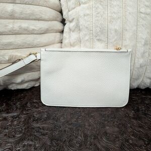 Anne Klein Cream Wristlet Clutch
